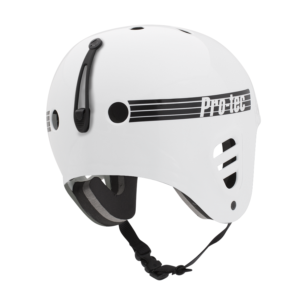 Full Cut Water Helmet with Clip Gloss White Triple Eight Distribution