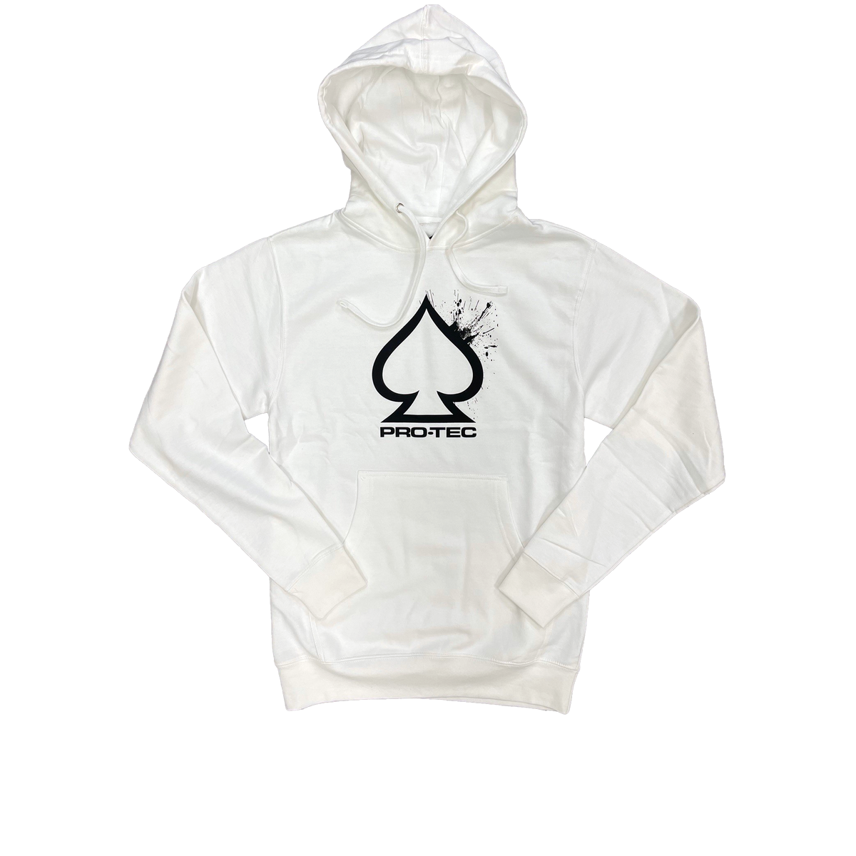 Splatter Spade Pro-Tec Spade Splatter Hoodie - White | Triple Eight Distribution