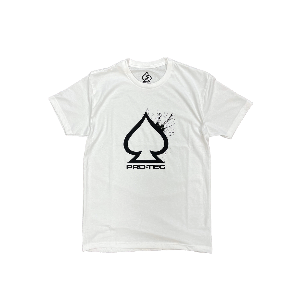 Pro-Tec Spade Splatter Tee - White | Triple Eight Distribution